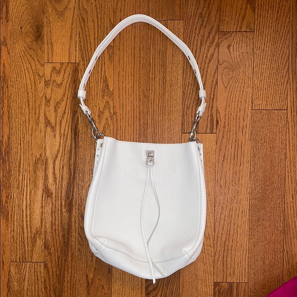 Rebecca Minkoff White Leather Shoulder Bag